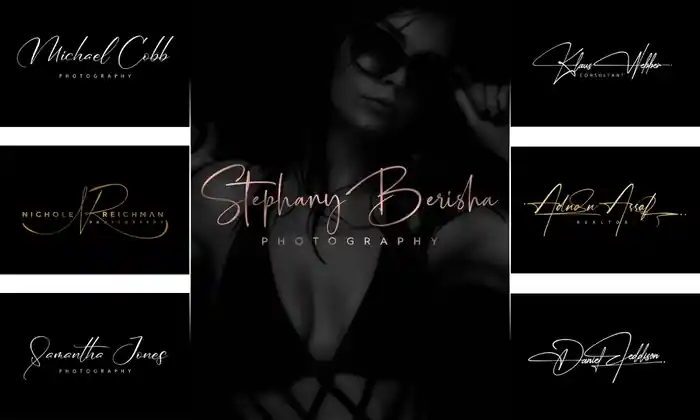 I can do luxury signature, handwritten, scripted logo and branding kit