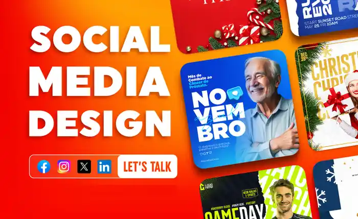 I can design social media post, facebook ad creative and instagram post