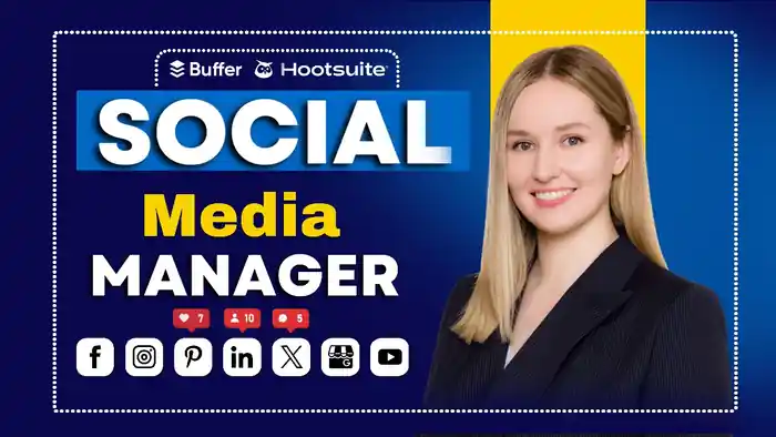 I can be your social media marketing manager