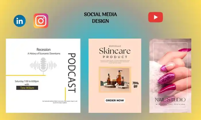 I can do creative social media design, post, banner ads