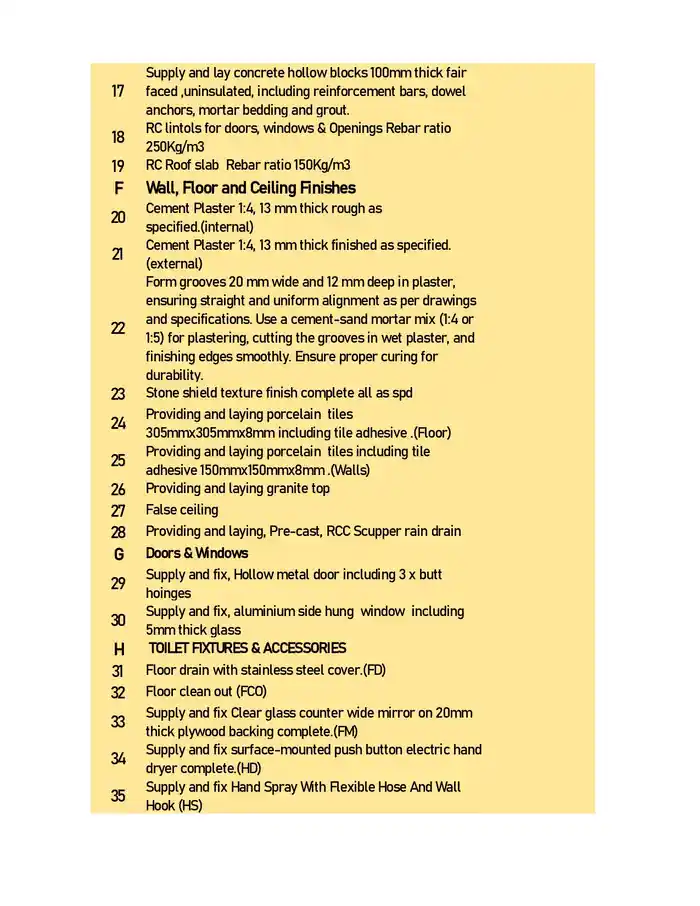 I can construction estimator,Material Take-off,Quantity Take-off, BOQ,SOW,
