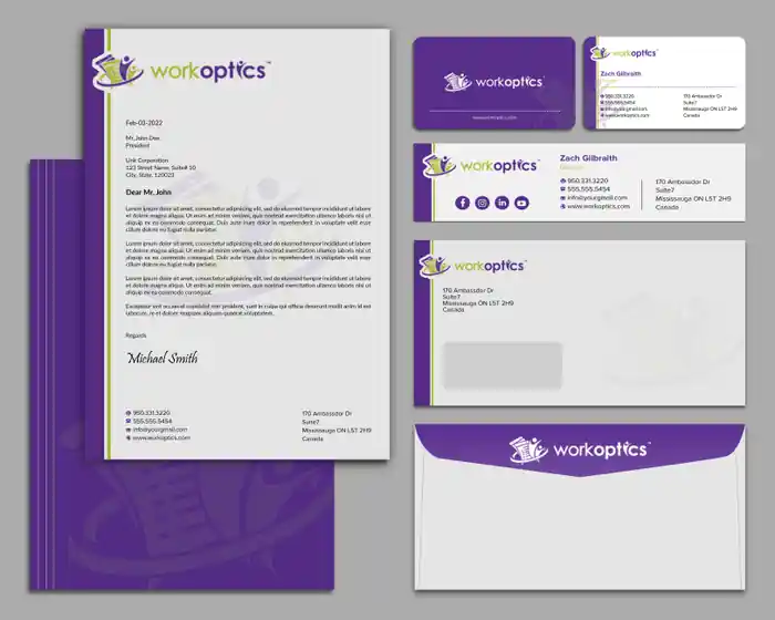 I can do professional business card,letterhead and full stationery