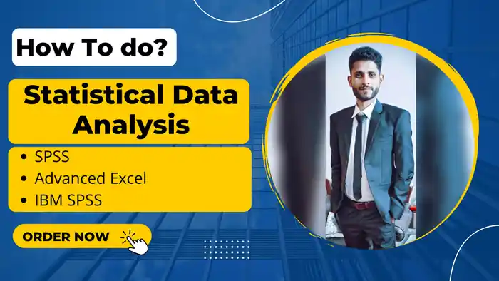 I can statistical data analysis using R, SPSS, STATA and EXCEL