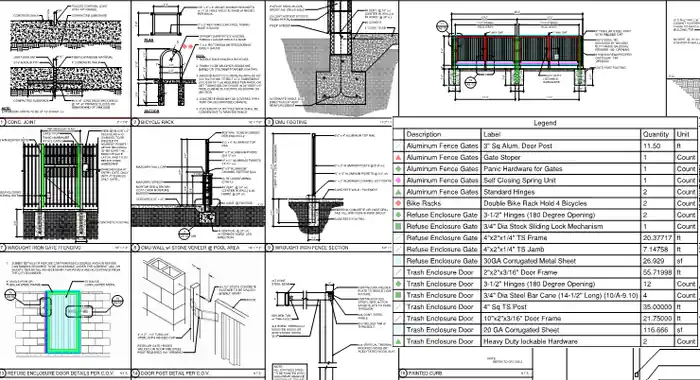 I can provide material takeoff and cost estimates for Construction Projects