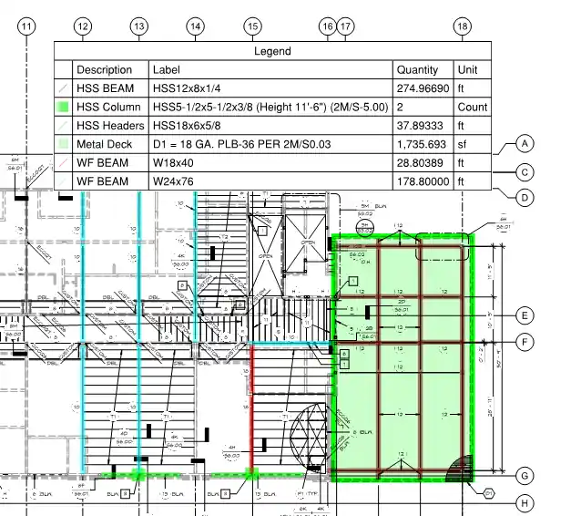 I can provide material takeoff and cost estimates for Construction Projects