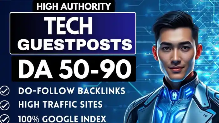 I can publish tech guest post on high DA80+ tech blog with HQ tech backlinks