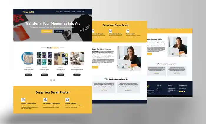 I can Do Divi and Elementor Builders with WordPress e-commerce designer.