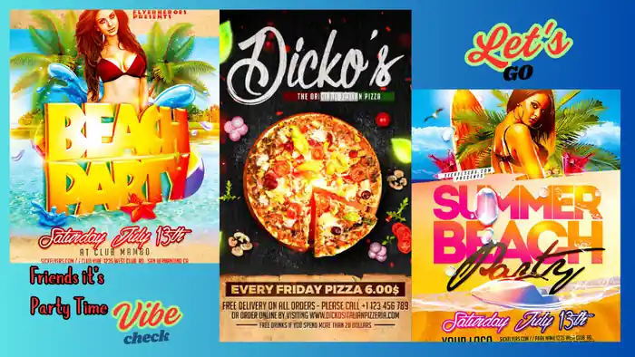 I can create an awesome Motion Flyer, Poster for Event, Party or Club