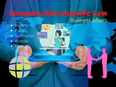 I can evaluate company business prospectus, forecast, plan, report, & ruling