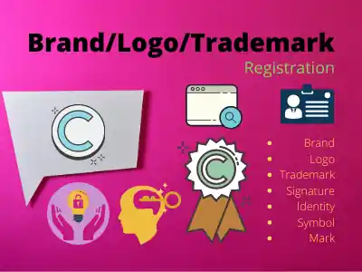 I can process discovery request or register brand names, logos, & trademarks
