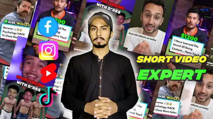 I can do instagram reels editing tiktok video editing and youtube shorts