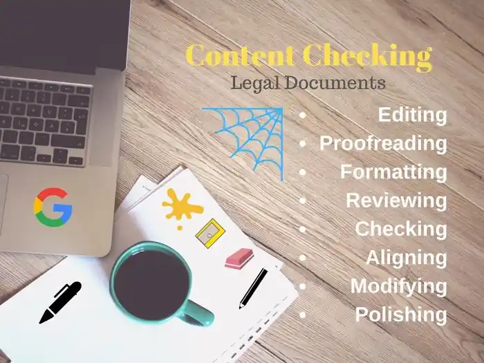 I can edit, align, format, syntax, & proofread from the legal & law projects