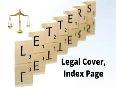 I can make cover letter with indexes, annexure, content, preamble, & preface