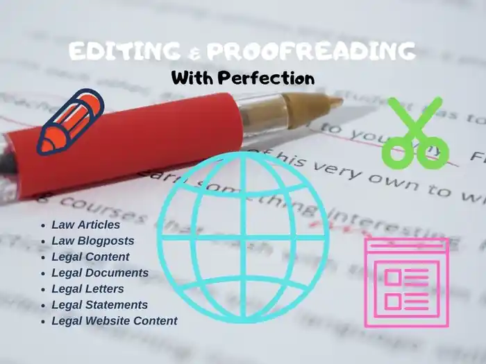 I can edit, align, format, syntax, & proofread from the legal & law projects