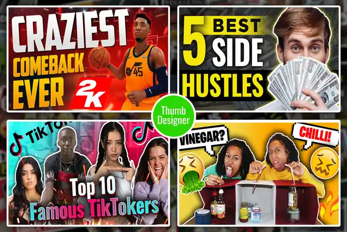 I can design the best youtube thumbnail design