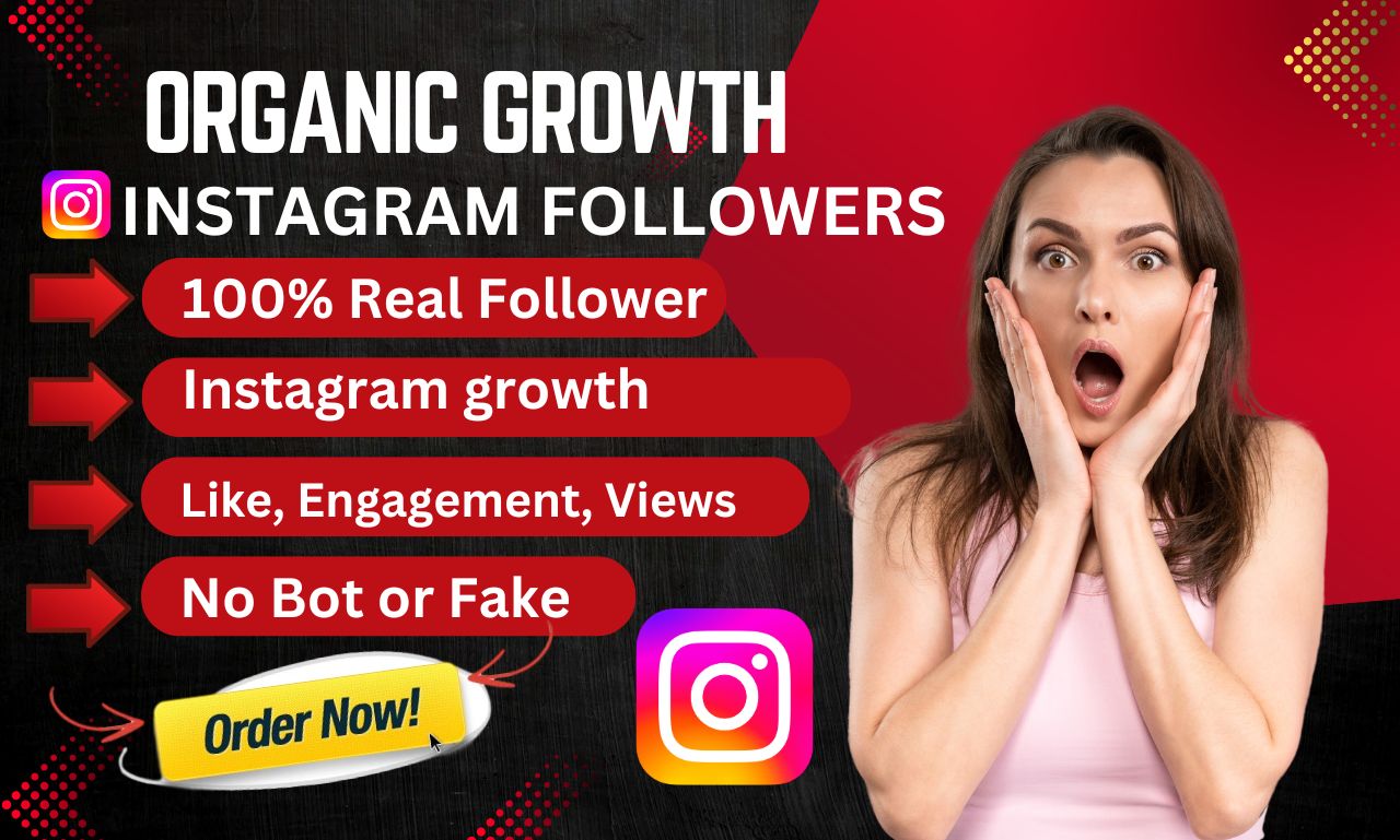 I can do instagram marketing or promotion for organic instagram growth