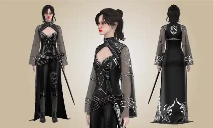 I can make clo 3d clothing second life