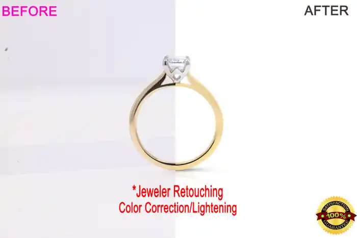 I can  do best quality professional jewelry retouch and any photoshop 