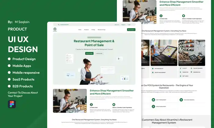 I can Design minimal and attractive landing page design