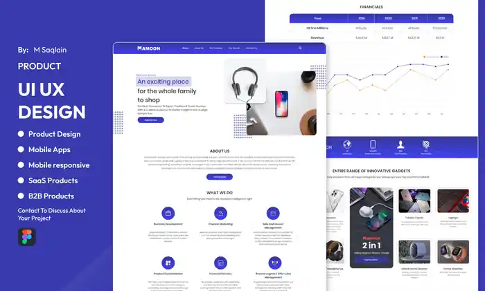 I can Design minimal and attractive landing page design
