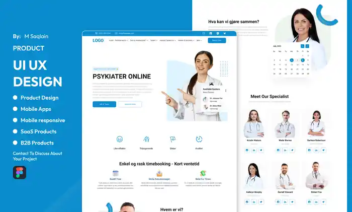 I can Design minimal and attractive landing page design