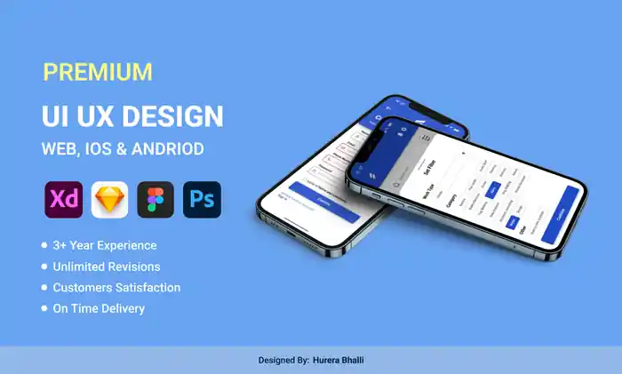 I can do mobile app premium ui ux design