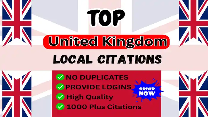 I can top UK local citations local listing for google top ranking