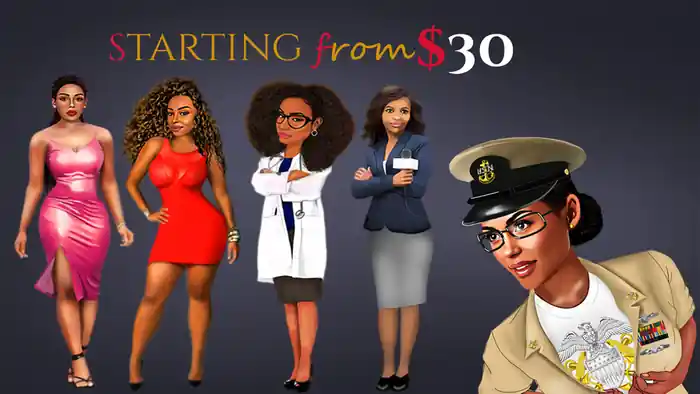 I can do African American Character illustrations