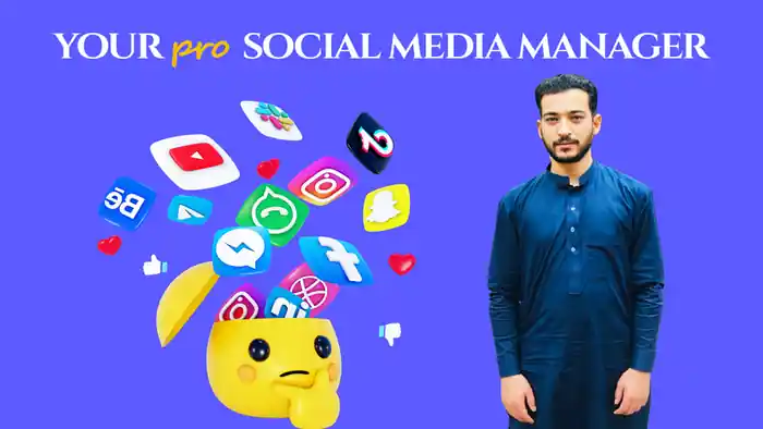 I can be your social media manager & content creator