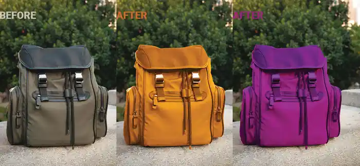 I can color change of anything very fast in photoshop