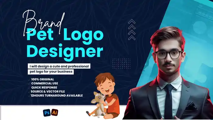 I can Design an animal shelter, pet, dog, cat, minimal, professional logo