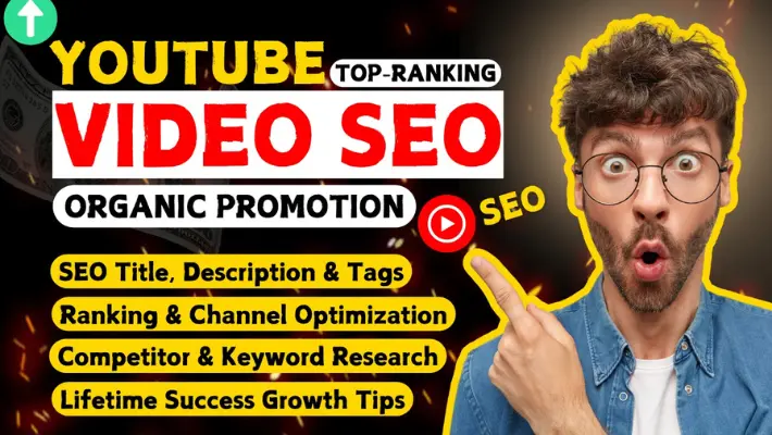 I can do YouTube video SEO and rank your videos in YouTube search