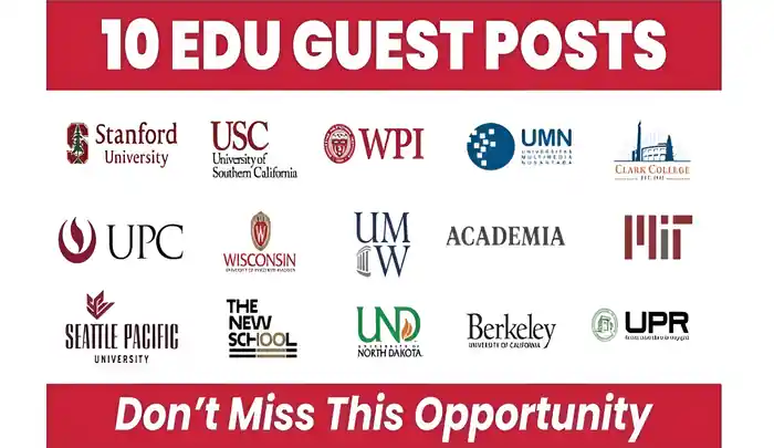 I can Write and Publish 10 High DA Edu Guest Posts On Top University