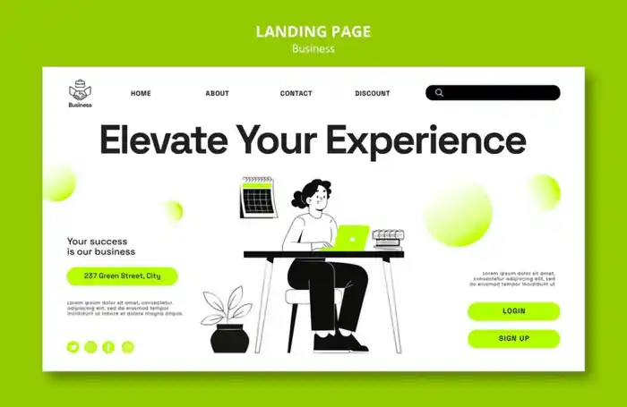 I can Design Professional Landing Page for Your Business 