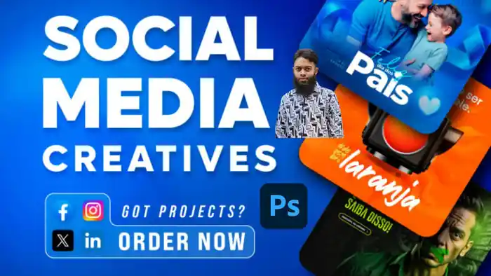 I can design social media posts, ads, stories for facebook and instagram
