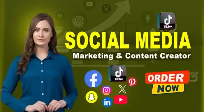 I can manage your social media marketing manager and content creator