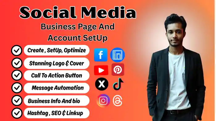 I can set up perfectly all social media accounts for your business