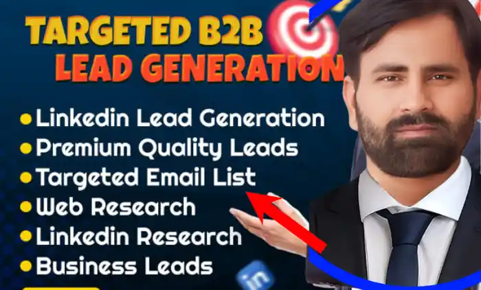 I can highly targeted b2b LinkedIn lead generation and email list building
