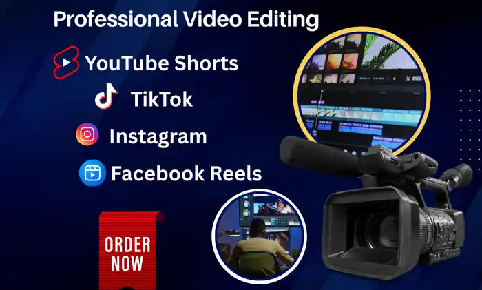 I can edit short videos for YouTube Shorts TikTok Instagram Facebook Reels