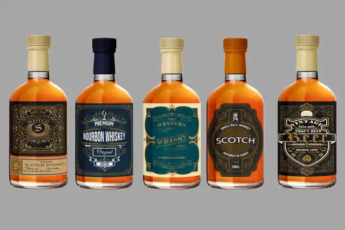 I can Do label, logo for alcohol,wine,whiskey,Mead,tequila,bourbon,gin,rum
