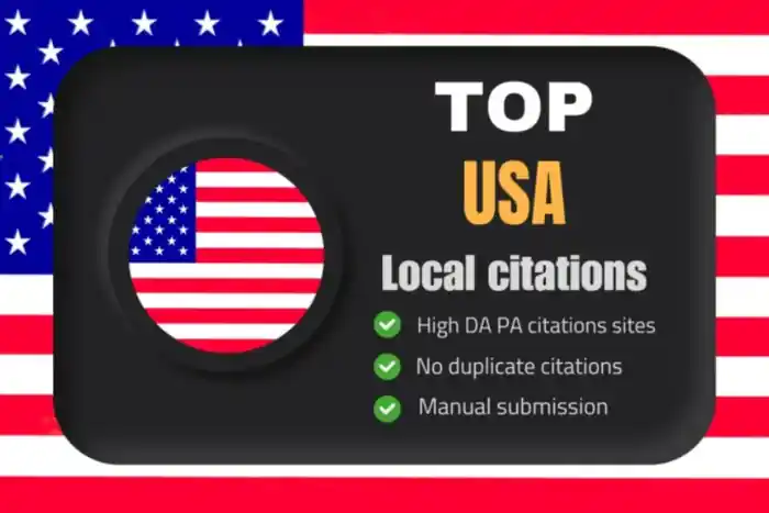 I can do 300 USA local citations usa directory submissions for local seo