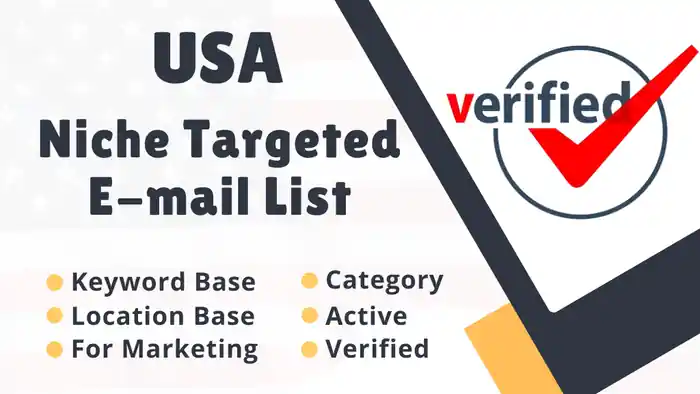 I can Build Niche Targeted Active Email List For Any Business Or Industries