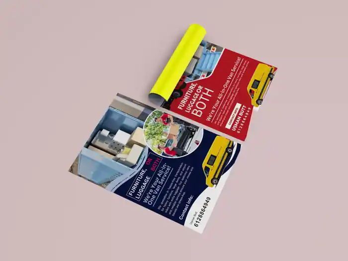 I can design a business flyer or a brochure for you
