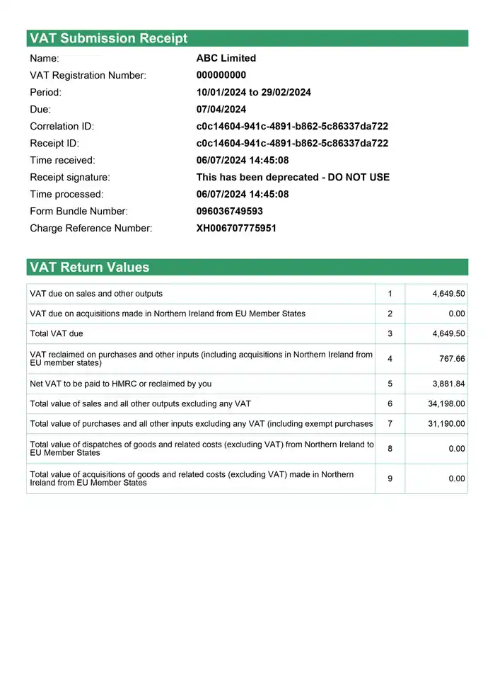 I can file UK vat tax return to HMRC