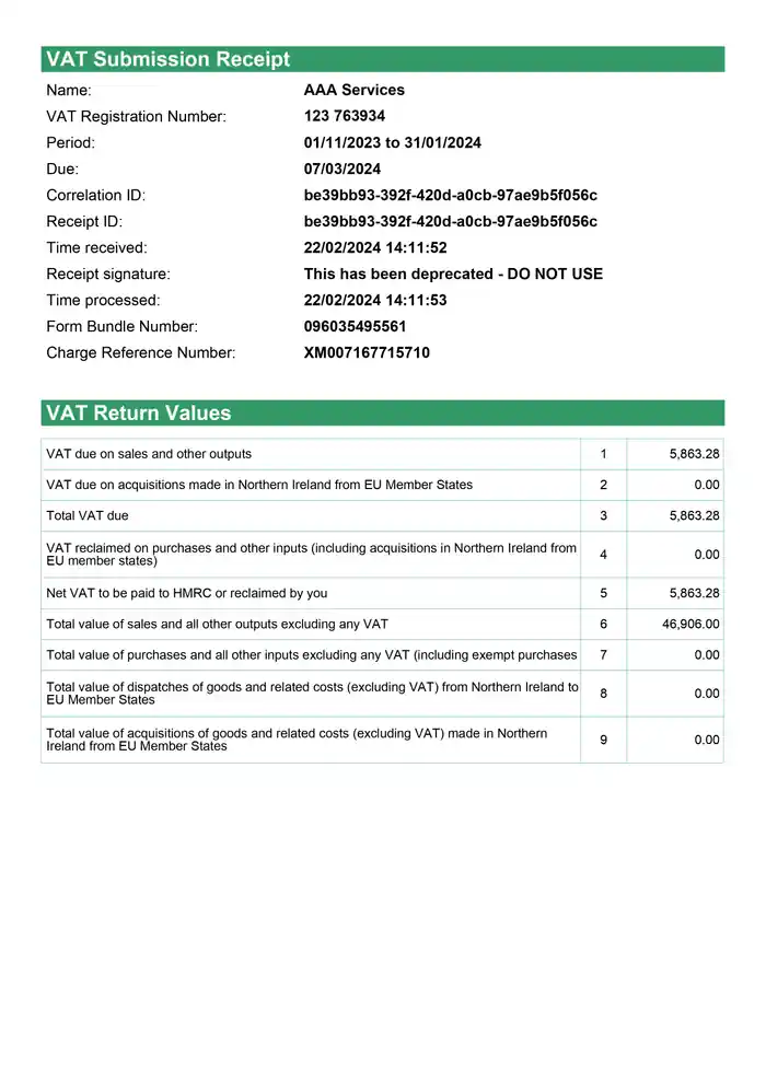 I can file UK vat tax return to HMRC