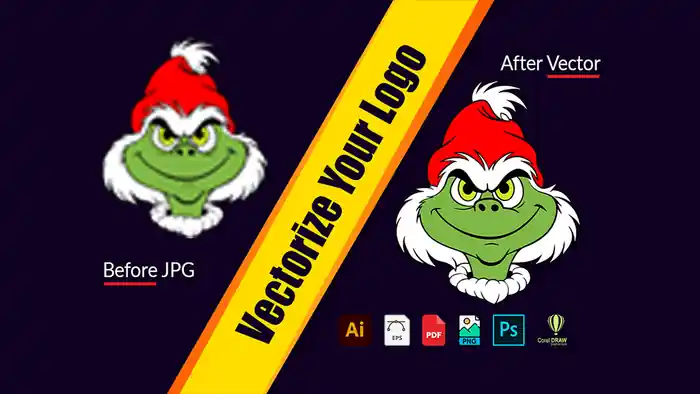 I can professionally vector trace any image to high-quality files