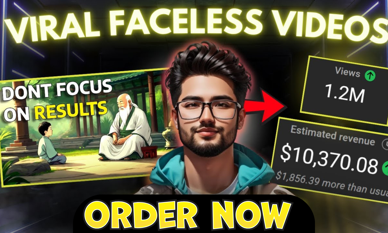 I can make videos for your youtube channel and viral faceless videos