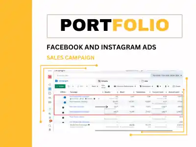 I can do Facebook and Instagram ads, meta ads, ads campaign