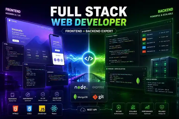 I can Modern Full Stack Websites using MERN & Next.js Speed Optimization