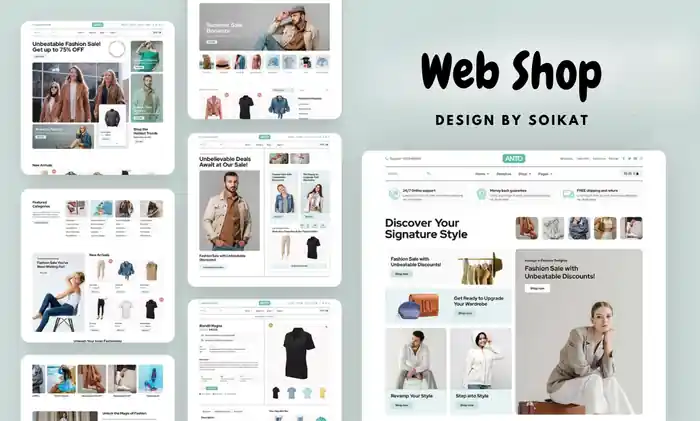 I can design your ecommerce website or woocommerce webshop with wordpress